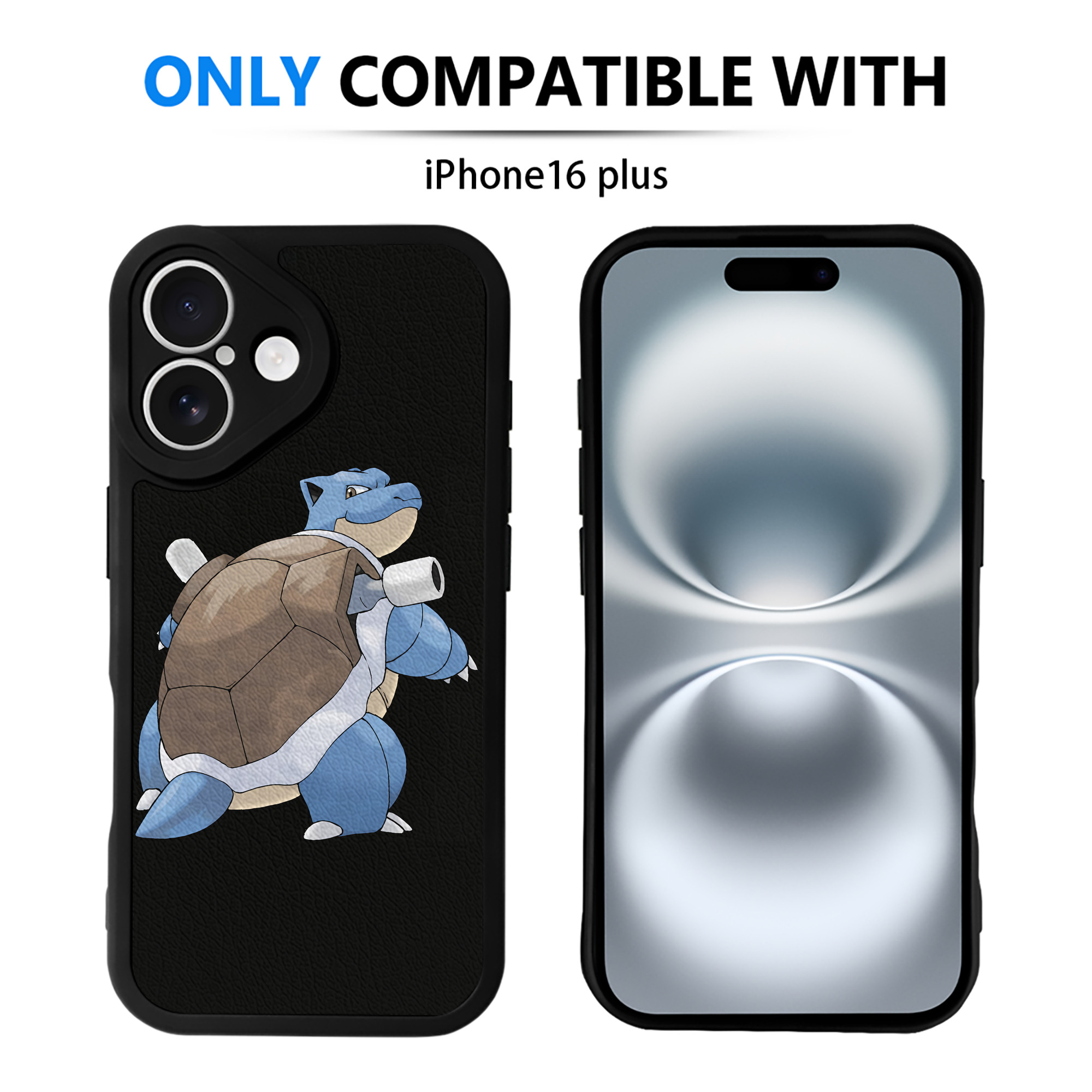 （画像用） ポケットモンスター Pokémon 【iPhone 16シリーズ対応】シリコンスマホケース（レザー調） 材質：シリコン